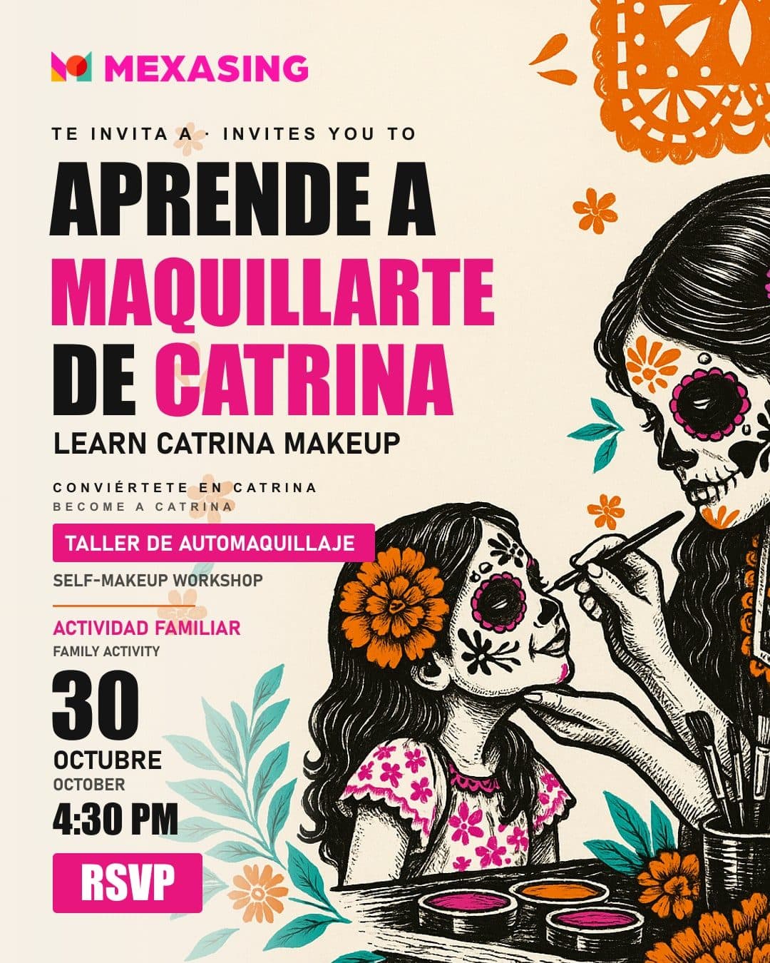 Imagen del evento Aprende a Maquillarte de Catrina